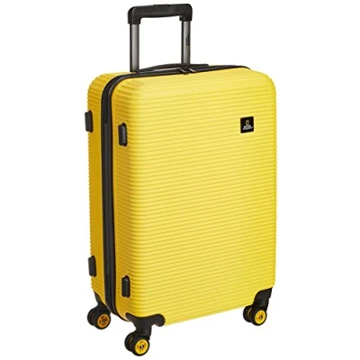 Afbeelding van National Geographic Harde Koffer / Trolley Reiskoffer 54 cm (S) Abroad Geel