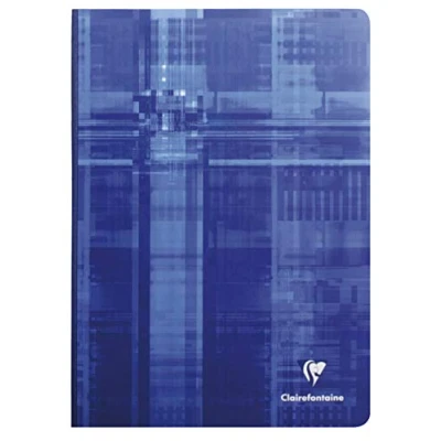 Afbeelding van Clairefontaine 69145C Kladde (DIN A4, 21 x 29,7 cm, gebonden, gelinieerd met rand, 96 vellen) 1 stuk op kleur gesorteerd