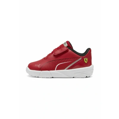 Afbeelding van Puma Scuderia Ferrari HP Drift CAT Sneakers Babyschoenen voor kinderen, Maat: 24, Rosso corsa black Kunststof/ textiel