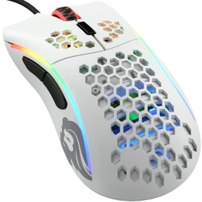 Image de Glorious Model D Minus Souris filaire blanc mat