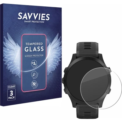 Afbeelding van Savvies Glas Screenprotector voor Garmin Forerunner 945 Gehard Beschermglas 9H (3 Stuks)