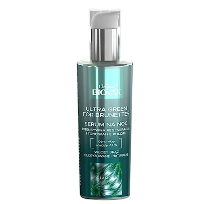 Afbeelding van Glamour Ultra Green For brunettes overnight haarserum voor 100ml