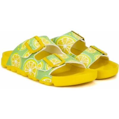 Afbeelding van GOBY Citroenen Sandalen Slippers Hoge kwaliteit Handmade Maat 41