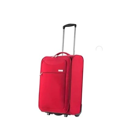 Afbeelding van CarryOn Air Upright Handbagage Koffer 55 x 35 20 cm Zachte Trolley 37 Liter Lichtgewicht Rood