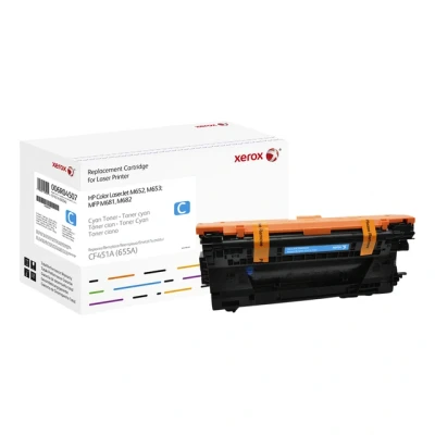 Afbeelding van Tonercartridge Xerox alternatief tbv HP CF451A 655A blauw