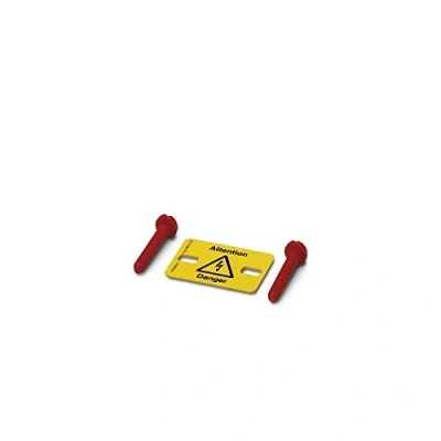 Afbeelding van Waarschuwingscombibord Waarschuwing Kunststof (b x h) 20.4 mm 21 DIN 61010 1 10 stuk(s)