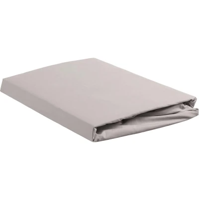Afbeelding van Beddinghouse Percale Topper Hoeslaken Licht Grijs 180 x 210/220
