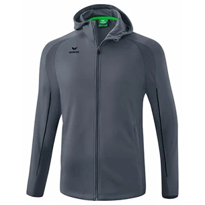 Afbeelding van LIGA STAR trainingsjack met capuchon slate grey/zwart / 164