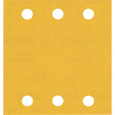 Image de BOSCH 2608900895 Feuille abrasive Expert C470 Best for Wood and Paint, 115 x 107 mm, grain 240, 6 trous (10 pcs)