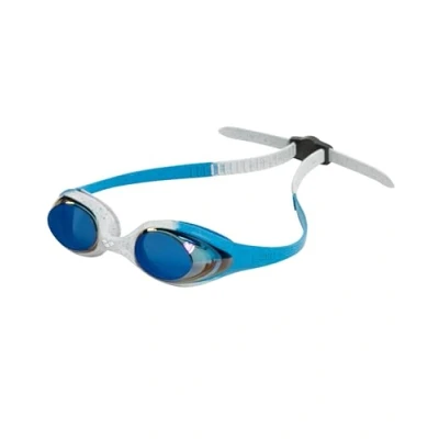 Afbeelding van arena Spider Junior Spiegelzwembril voor kinderen, zwembril met gespiegelde glazen, anti condens, UV bescherming, zelfverstelbare neusbrug, hypoallergene siliconen afdichtingen