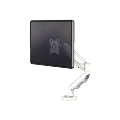 Image de Fellowes Kit de montage bras réglable pour moniteur acier blanc, RAL 9016 Taille d&#039;écran : 10&quot; 39&quot; pinces montables, oeillet, montrable sur bureau