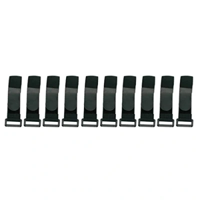 Afbeelding van 10 stuks duurzame reservebanden voor fietsendragers, 20 cm, zwart