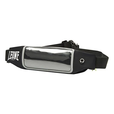 Afbeelding van LEONE 1947 Riem mobiele telefoon riemtas, zwart, unisex, zwart., Taglia Unica, handtas
