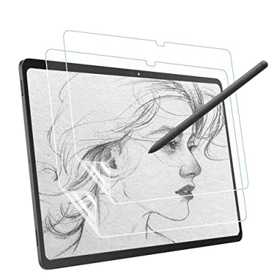 Afbeelding van MoKo 2 stuks papieren schermbescherming voor Samsung Galaxy Tab S10 Plus 2024/S9 FE Plus/Tab S9 S7 5G/Tab S8 12,4 inch, papier gevoel film schrijven S Pen, anti glare