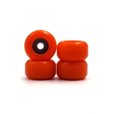Afbeelding van SPITBOARDS Skateboardwielen CNC polyurethaan Set van 4 wielen Rood