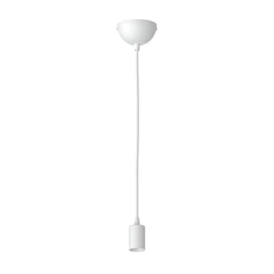 Afbeelding van ledscom.de DORI Hanglamp/hanglamp, mat wit, 1x E27 max. 60 W, vintage, retro, bar, industrieel, led, kabel, gluebrine, lamp, hanglamp, hanglamp