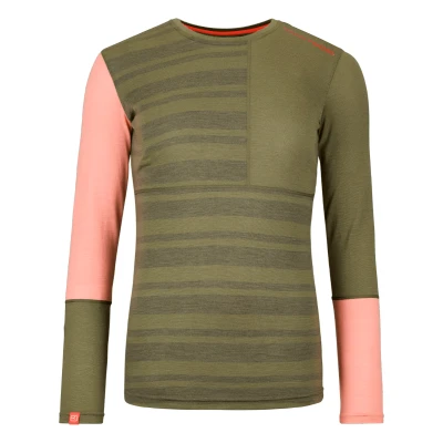 Afbeelding van ORTOVOX Women 185 RockNWool Long Sleeve Wild Herbs maat L