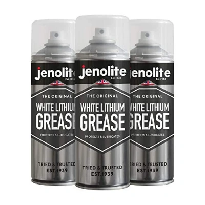 Afbeelding van JENOLITE 3 x aerosol lithiumvet, wit, 400 ml