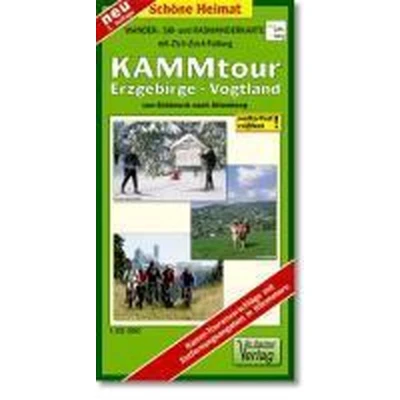 Afbeelding van KAMMtour Erzgebirge Vogtland von Schöneck nach Altenberg 1 : 35 000