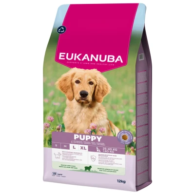 Afbeelding van Eukanuba Puppy Large Breed Hondenbrokken Lam Rijst 12 kg