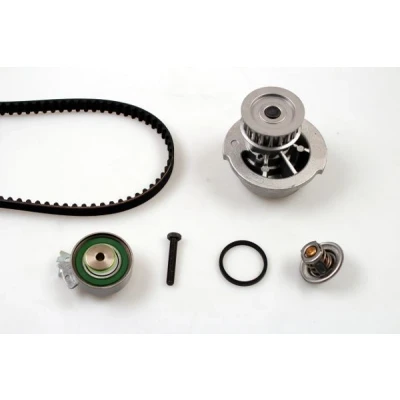 Afbeelding van HEPU PK03121TH Waterpomp + Distributieriem Set Met thermostaat 111 OPEL: Astra G CC, F Saloon