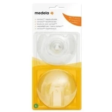 Afbeelding van Medela Contact Tepelhoedjes Maat L 2ST