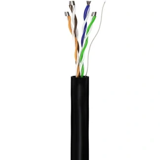 Afbeelding van Netwerkkabel voor buiten Cat5e U/UTP 100 meter (Stugge kern)