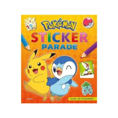 Afbeelding van Kleur en stickerboek Deltas Pokémon Sticker Parade