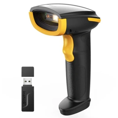 Afbeelding van Inateck BCST 23 Bluetooth barcodelezer, 1D 2D draagbare draadloze 1 lading 3 maanden, barcodescanner met app en SDK,