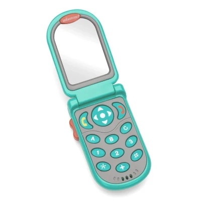 Afbeelding van Infantino Sensory Flip&amp;Peek Fun Telefoon Maat 0 1jaar
