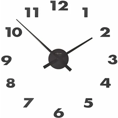 Image de Nextime horloge murale small hands aluminium argent Ã¸ 48cm