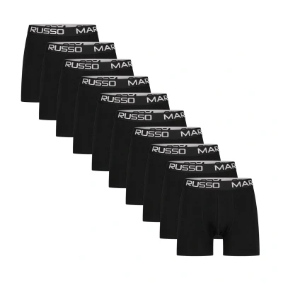 Afbeelding van Mario Russo Onderbroeken 10 Pack Basic Boxers Zwart Maat M
