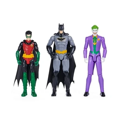 Image de Pack 3 Figurines 30 CM Batman Robin Le Joker