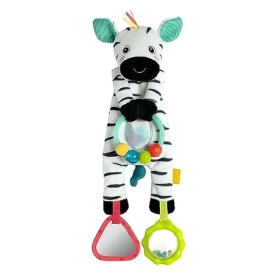 Afbeelding van DoBabyDoo Grijpspeeltje Bean Bag Zebra