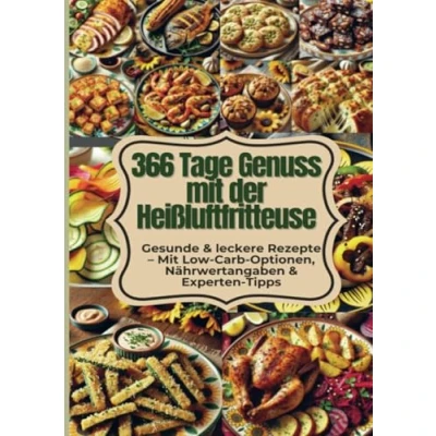 Afbeelding van 366 Tage Genuss mit der Heißluftfritteuse: Gesunde &amp; leckere Rezepte