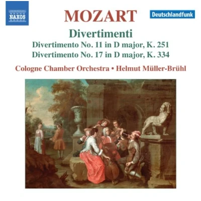 Afbeelding van Cologne Chamber Orchestra, Helmut Müller Brühl Mozart: Divertimenti (CD)