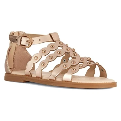 Afbeelding van Geox JR Karly Sandalen voor kinderen, Maat: 37, Copper Leer/ synthetisch