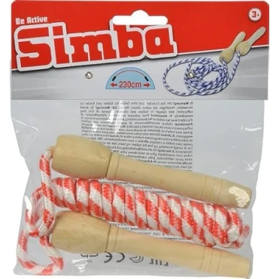 Afbeelding van Simba Springtouw Met Houten Handvatten 230 cm