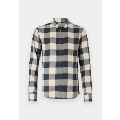 Afbeelding van Only &amp; Sons Onsgudmund Checked Shirt Overhemd, Heren, Maat: Small, Dark navy