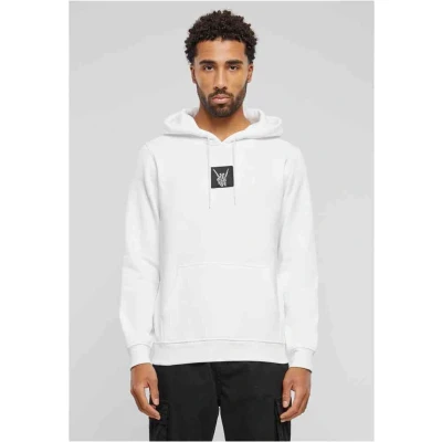 Afbeelding van Mister Tee Skelett Patch Hoodie, Heren, Maat: Medium, White