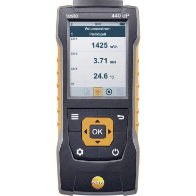 Afbeelding van testo 440 dP Gasdrukmeter Luchtdruk, Verlichtingssterkte, Koolstofdioxide, Temperatuur, Windkracht 150 +150 hPa