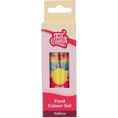 Afbeelding van FunCakes Voedingskleurstof Gel Geel 30g Kleurstof Hoog Geconcentreerd