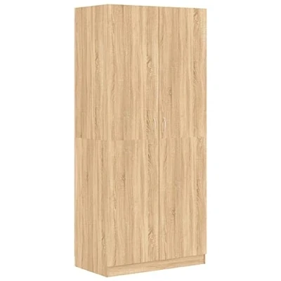Afbeelding van vidaXL Kledingkast Sonoma eiken 90x52x200 cm Bewerkt hout