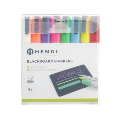 Afbeelding van Hendi Krijtstiften met Ronde Punt 3 mm ( Set van 8 )
