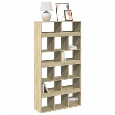 Afbeelding van vidaXL Boekenkast 100x33x187,5 cm bewerkt hout sonoma eikenkleurig