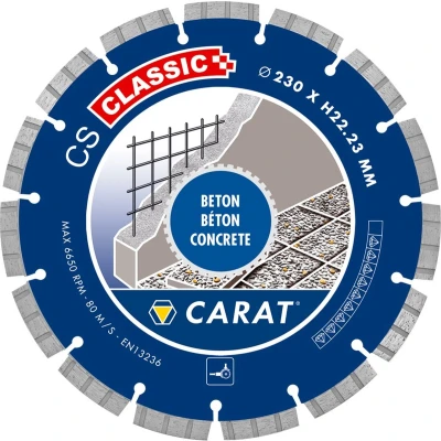 Afbeelding van Carat diamantzaag 230x22,23mm beton/harde materialen classic
