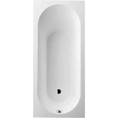 Afbeelding van Villeroy &amp; Boch Oberon kunststof bad quaryl rechthoekig met poten wit