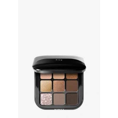 Afbeelding van KIKO Milano Glamour Multi Finish Eyeshadow Palette Oogschaduwpalet, Dames, Maat: 2.5 g, Earth tones