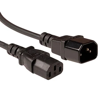 Afbeelding van ACT AK5216 Voedingskabel C13 C14 Zwart 3 meter