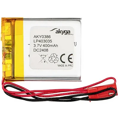 Afbeelding van Akyga LP403035 Accupack Batterijgrootte: Speciaal LiPo 3.7 V 400 mAh